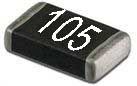 smd resistor code 105