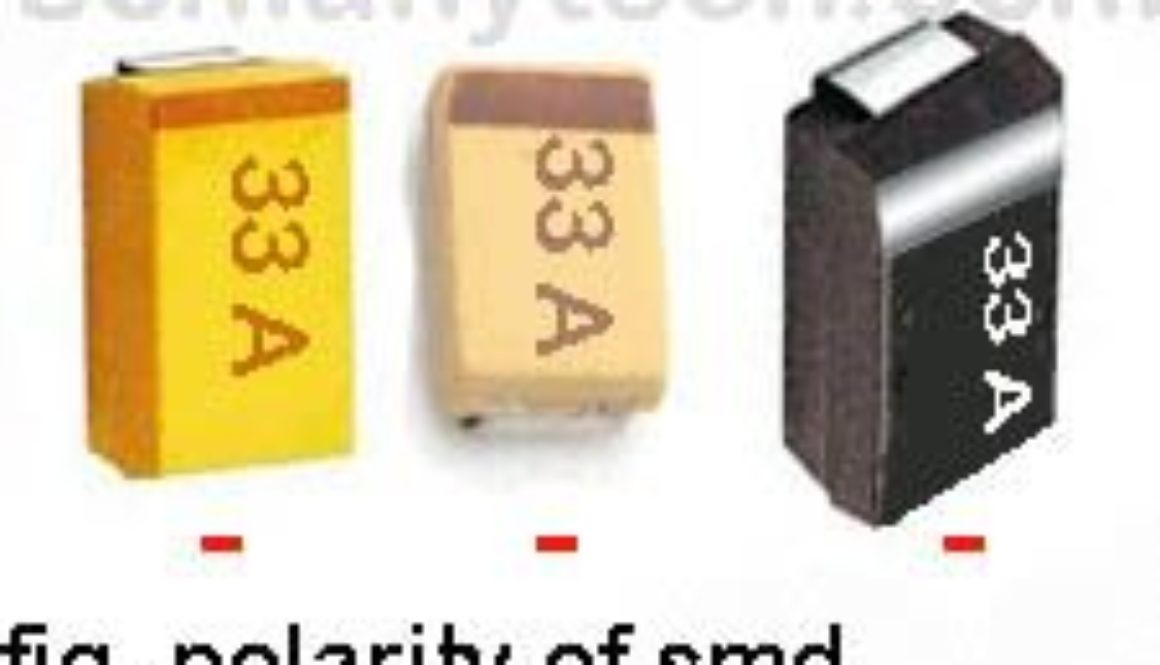 polarity of smd capacitor