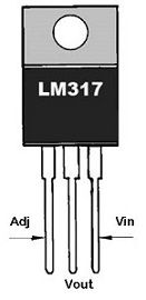 IC LM 317 pin diagram pin-out