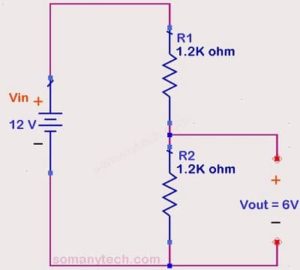 12v to 6v converter circuit using resistor