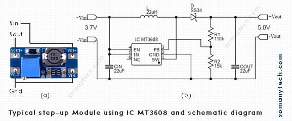 Best 3.7v To 5v Boost Converter Circuit & Module - SM Tech