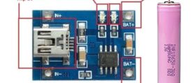 Simple 18650 battery charger circuit- Charge controller with Auto cut-off