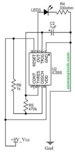 7+ simple Blinking LED Circuit Diagram