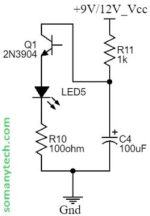 7+ simple Blinking LED Circuit Diagram - SM Tech