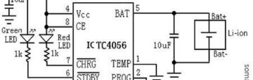 tc4056 schematic circuit diagram
