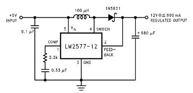 how to convert 5V to 12V step up boost converter DIY circuit