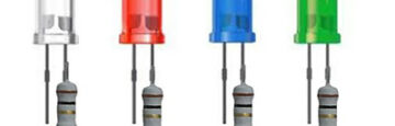 LED resistor Value, 3v, 3.7v, 5v, 9v, 12v LED resistance value red and all color