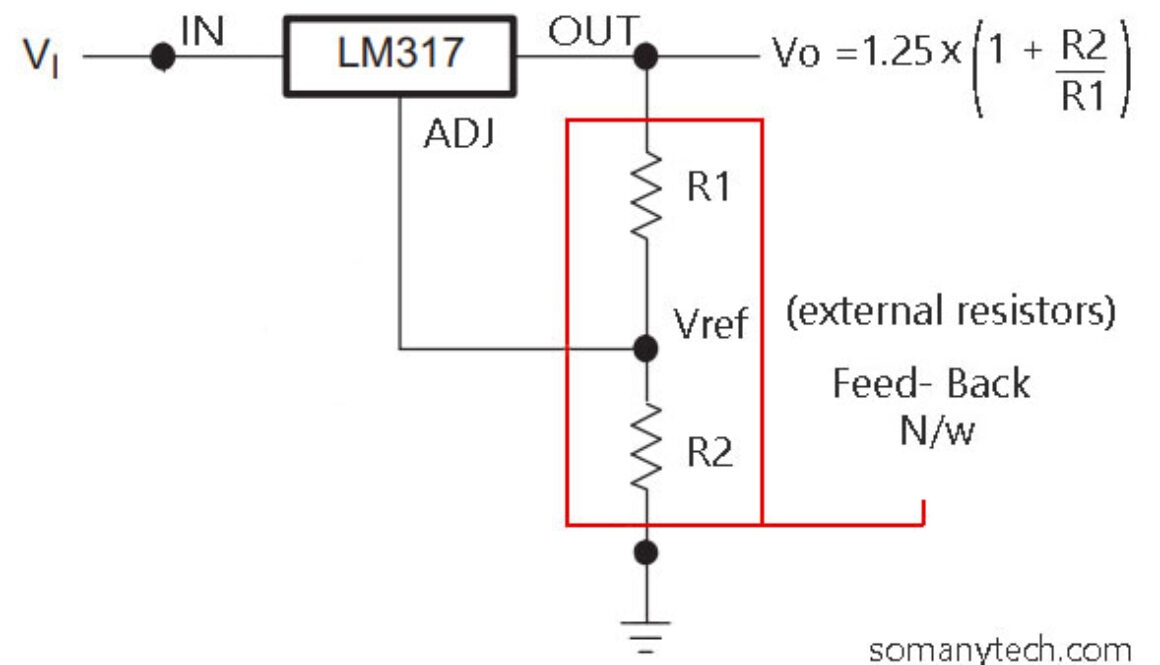 lm317 calculator external resistor calculator