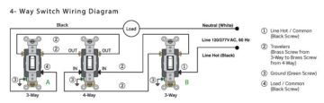 leviton 4 way switch wiring diagram